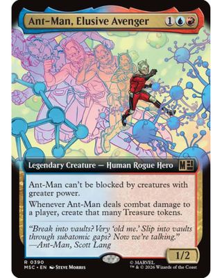 Magic the Gathering Ant-Man, Elusive Avenger Extended Art Marvel Super Heroes Commander