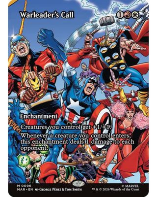 Magic the Gathering Warleader's Call Marvel Universe