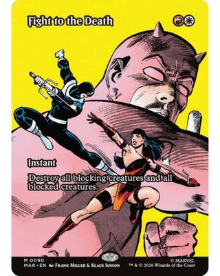 Magic the Gathering Fight to the Death Marvel Universe