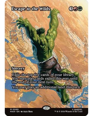 Magic the Gathering Escape to the Wilds Marvel Universe