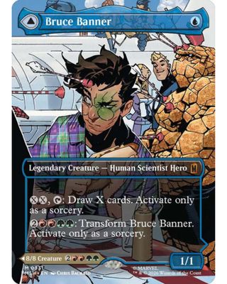 Magic the Gathering Bruce Banner Borderless Marvel Super Heroes