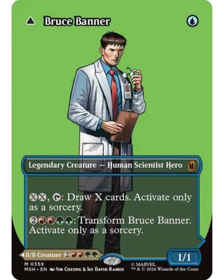 Magic the Gathering Bruce Banner Showcase Marvel Super Heroes