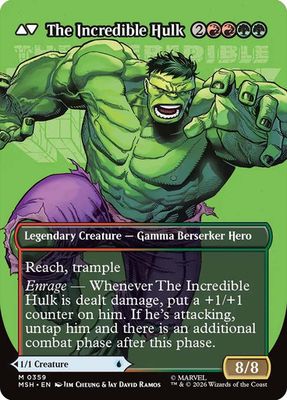 Magic the Gathering Bruce Banner Showcase Marvel Super Heroes