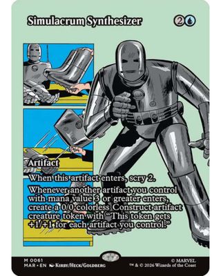 Magic the Gathering Simulacrum Synthesizer Marvel Universe