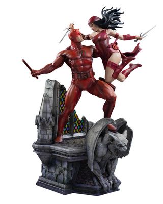 PRE-ORDER Iron Studios Daredevil and Elektra - Marvel Comics - Diorama 1/6