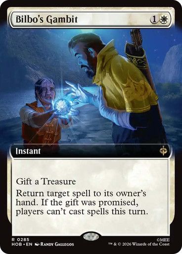 Magic the Gathering Bilbo's Gambit Extended Art The Hobbit Festival Mall