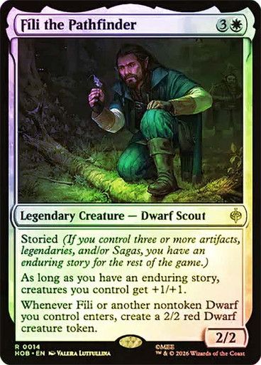 Magic the Gathering Fili The Path Finder Foil The Hobbit Fisher Mall