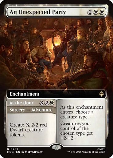 Magic the Gathering An Unexpected Party Extended Art The Hobbit Glorietta 2