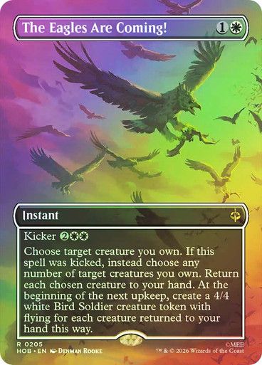 Magic the Gathering The Eagles Are Coming! Borderless Foil The Hobbit Festival Mall