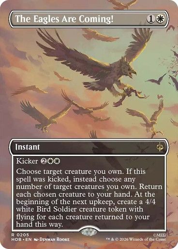 Magic the Gathering The Eagles Are Coming! Borderless The Hobbit Greenhills