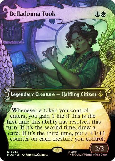 Magic the Gathering Belladonna Took Showcase Foil The Hobbit Greenhills