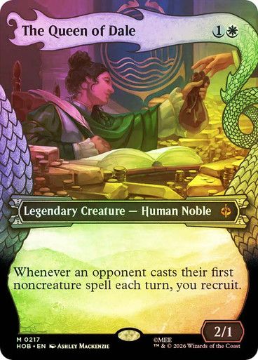 Magic the Gathering Roads The Queen of Dale Borderless Foil The Hobbit Festival Mall