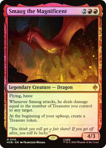 Magic the Gathering Smaug the Magnificent Foil The Hobbit Glorietta 2