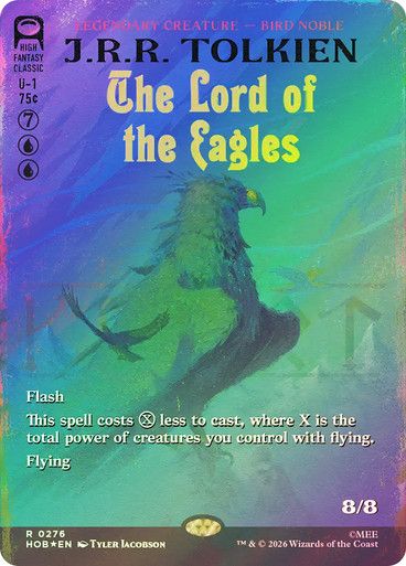 Magic the Gathering The Lord of the Eagles Borderless Surge Foil The Hobbit Festival Mall