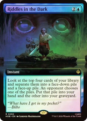 Magic the Gathering Riddles in the Dark Extended Art Foil The Hobbit Festival Mall