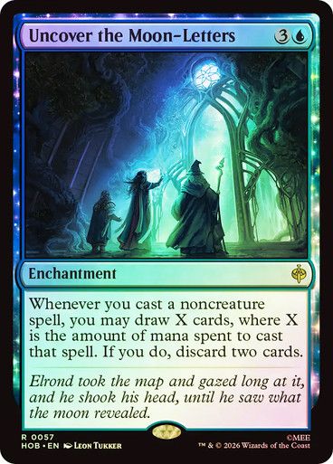 Magic the Gathering Uncover the Moon-Letters Foil The Hobbit Festival Mall