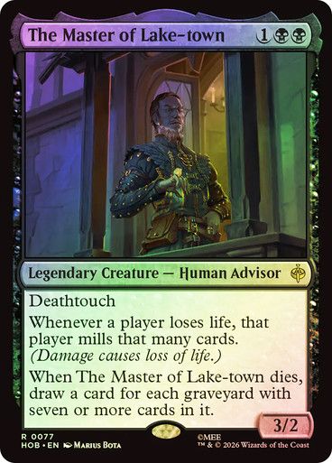 Magic the Gathering The Master of Lake Town Foil The Hobbit Greenhills