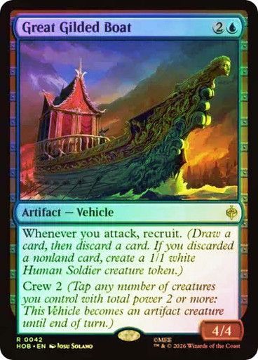 Magic the Gathering Great Gilded Boat Foil The Hobbit Glorietta 2