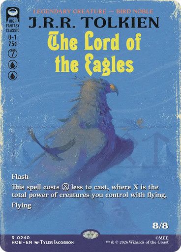 Magic the Gathering The Lord of the Eagles Borderless The Hobbit Festival Mall