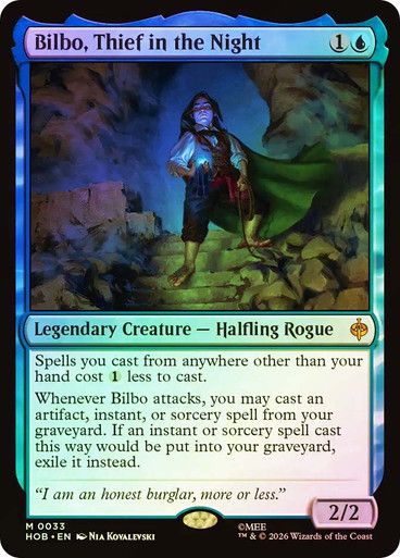 Magic the Gathering Bilbo, Thief in the Night Foil The Hobbit Glorietta 2