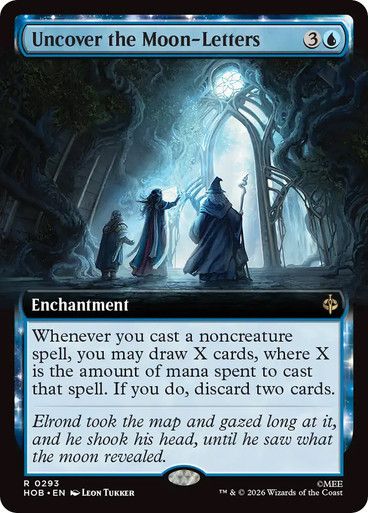 Magic the Gathering Uncover the Moon-Letters Extended Art The Hobbit Glorietta 2