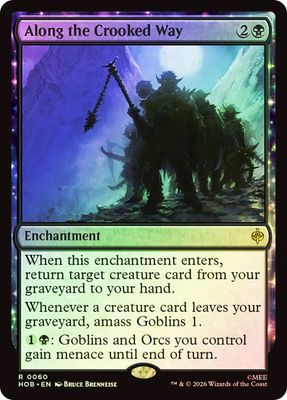 Magic the Gathering Along the Crooked Way Foil The Hobbit Fisher Mall