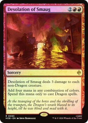 Magic the Gathering Desolation of Smaug Foil The Hobbit Fisher Mall