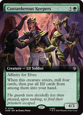 Magic the Gathering Cantankerous Keepers Extended Art The Hobbit Glorietta 2