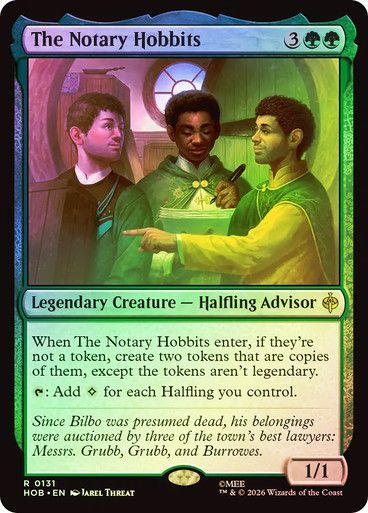 Magic the Gathering The Notary Hobbits Foil The Hobbit Festival Mall