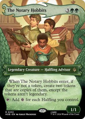 Magic the Gathering The Notary Hobbits Borderless The Hobbit Glorietta 2
