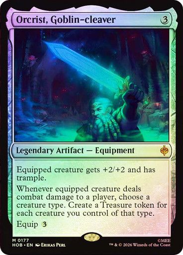 Magic the Gathering Orcrist, Goblin-Cleaver Foil The Hobbit Greenhills