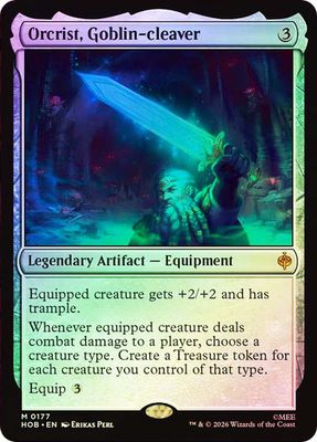 Magic the Gathering Orcrist, Goblin-Cleaver Foil The Hobbit Greenhills