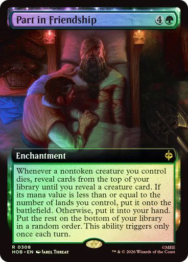 Magic the Gathering Part in Friendship Extended Art Foil The Hobbit Festival Mall