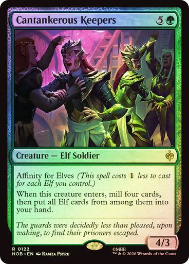 Magic the Gathering Cantankerous Keepers Foil The Hobbit Greenhills