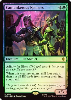 Magic the Gathering Cantankerous Keepers Foil The Hobbit Fisher Mall