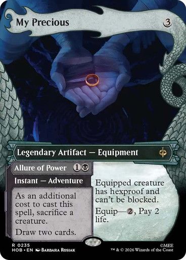 Magic the Gathering My Precious Borderless The Hobbit Fisher Mall