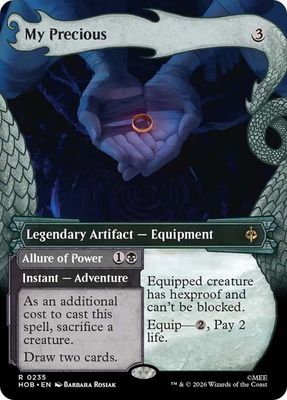 Magic the Gathering My Precious Borderless The Hobbit Fisher Mall