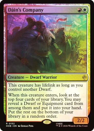Magic the Gathering Dain's Company Foil The Hobbit Glorietta 2