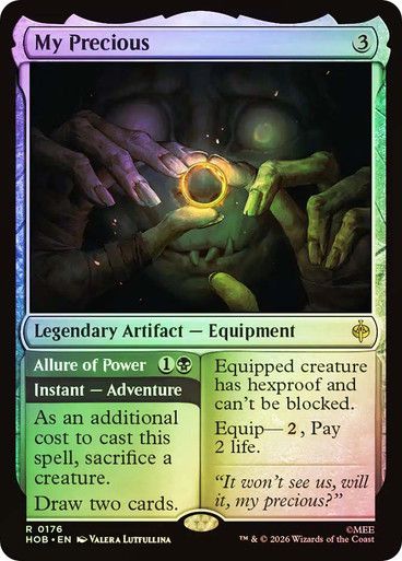 Magic the Gathering My Precious Foil The Hobbit Festival Mall