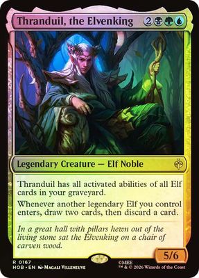 Magic the Gathering Thranduil, the Elvenking Borderless The Hobbit Fisher Mall