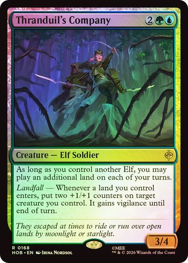 Magic the Gathering Thranduil's Company Foil The Hobbit Glorietta 2