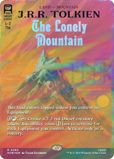 Magic the Gathering The Lonely Mountain Borderless Surge Foil The Hobbit Festival Mall