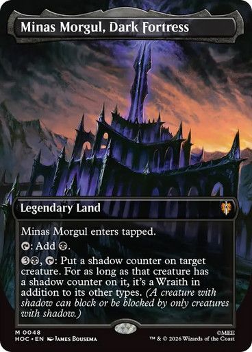 Magic the Gathering Minas Morgul, Dark Fortress The Hobbit Commander Festival Mall