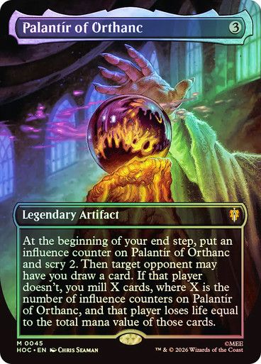 Magic the Gathering Palantir of Orthanc Foil The Hobbit Commander Online