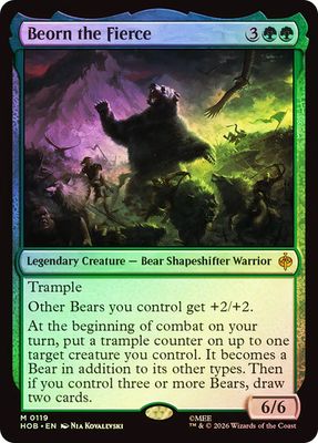Magic the Gathering Beorn the Fierce Foil The Hobbit Online