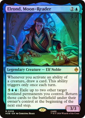 Magic the Gathering Elrond, Moon-Reader Foil The Hobbit Online