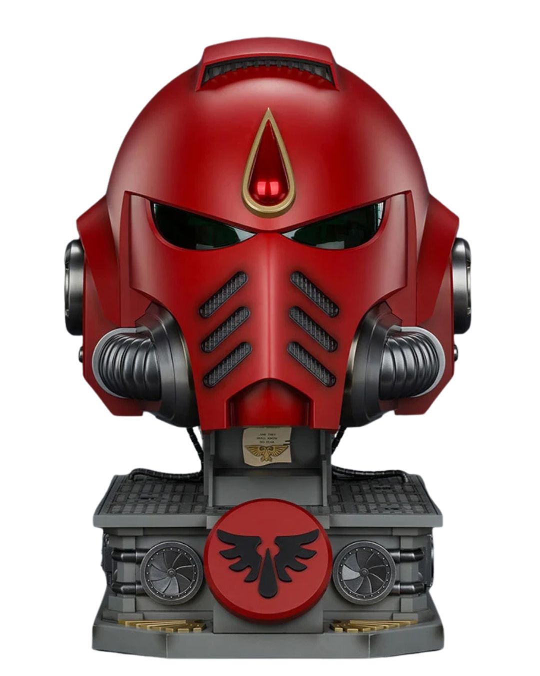 PRE-ORDER Joy Toy Warhammer 40k Blood Angels MkX Helmet &amp; Display Stand