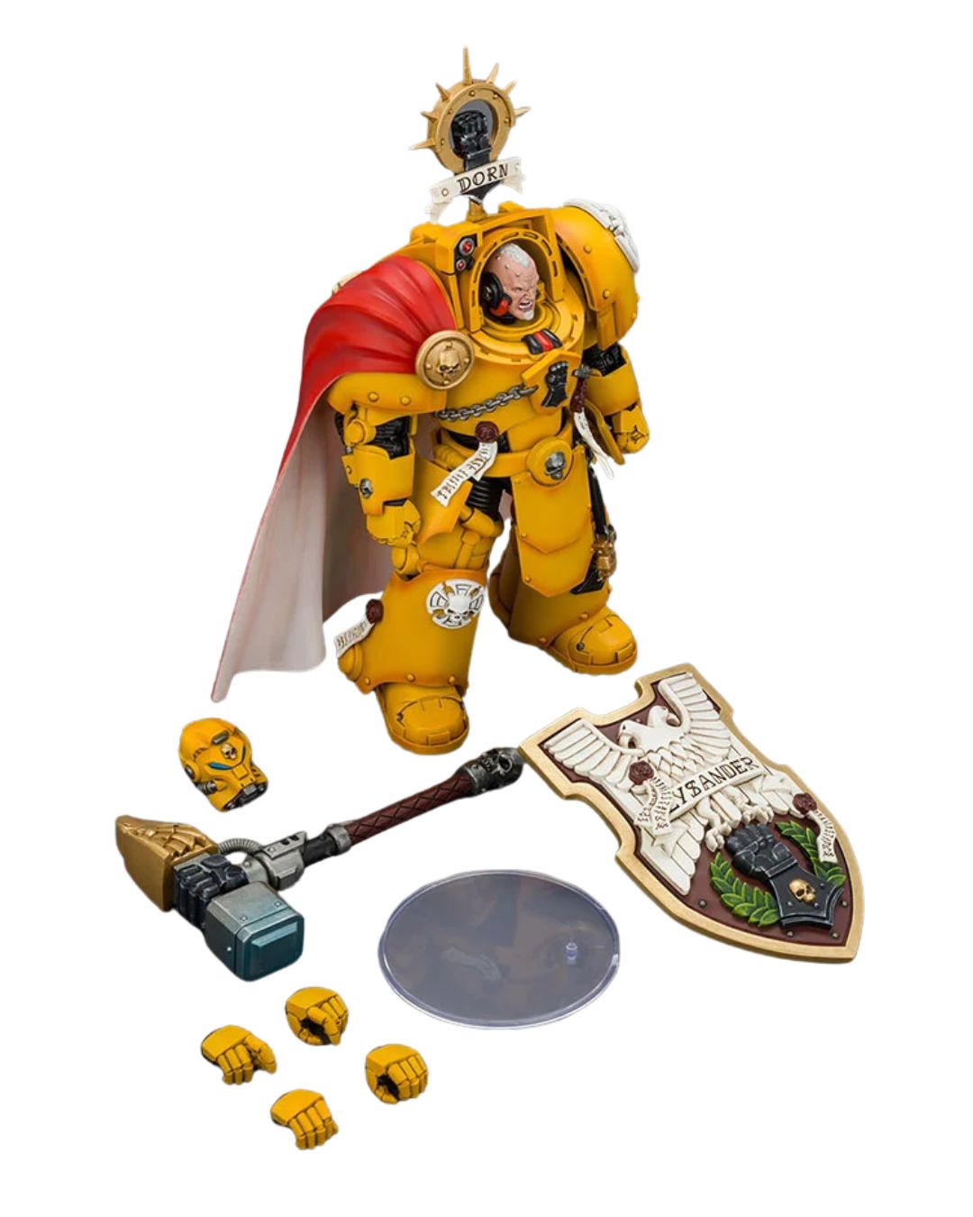 PRE-ORDER Joy Toy Warhammer 40k Ultramarines Ferren Areios with Thunder Hammer and Bolt Pistol
