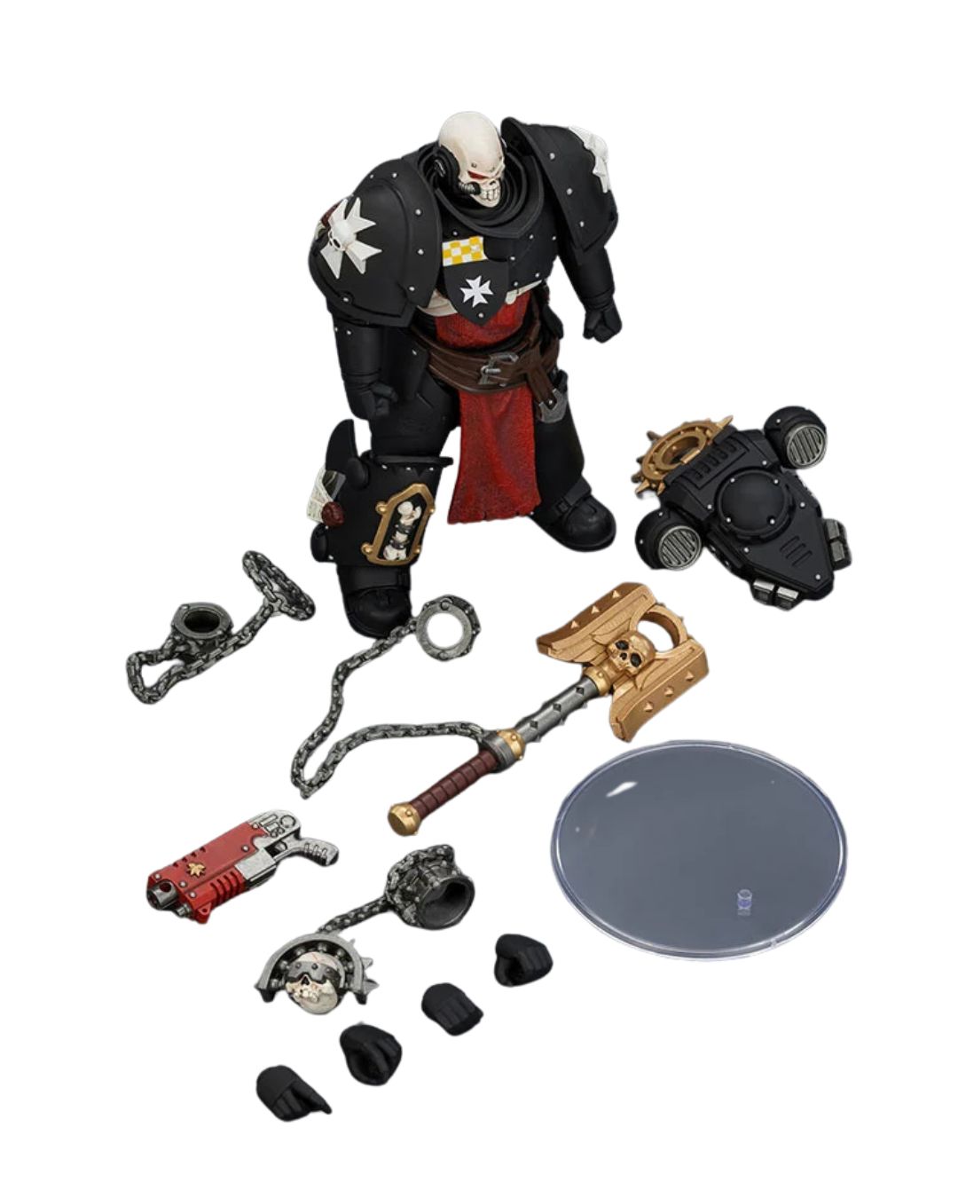 PRE-ORDER Joy Toy Warhammer 40k Black Templars Execrator 2 with Crozius Arcanum and Absolvor Bolt Pistol