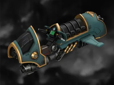 PRE-ORDER Joy Toy Warhammer 40k Sons of Horus Legion Scimitar Jetbike with Heavy Bolter